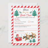 Officiële noord-poolbrief aan de Kerstman Kaart (Voorkant)