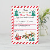 Officiële noord-poolbrief aan de Kerstman Kaart (Staand voorkant)