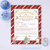 Officiële Noordpool-brief aan Santa F Flyer (Enkel)