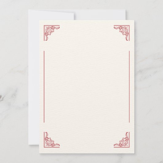 Officiële Noordpool-brief van Santa Kaart (Achterkant)