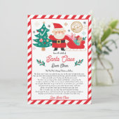 Officiële Noordpool-brief van Santa Kaart (Staand voorkant)