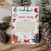 Officiële Noordpool-brief van Santa Kaart