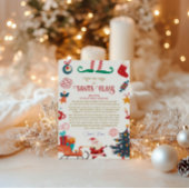 Officiële Noordpool-brief van Santa Kaart