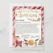 Officiële Noordpool-brief van Santa Kaart (Voorkant)
