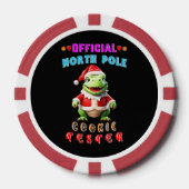 Officiële Noordpool Cookie Tester Giant Christmas Poker Chips (Voorkant)