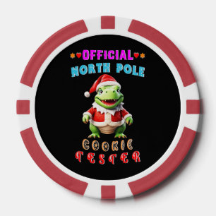 Officiële Noordpool Cookie Tester Giant Christmas Poker Chips
