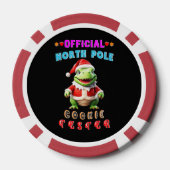 Officiële Noordpool Cookie Tester Giant Christmas Poker Chips (Achterkant)