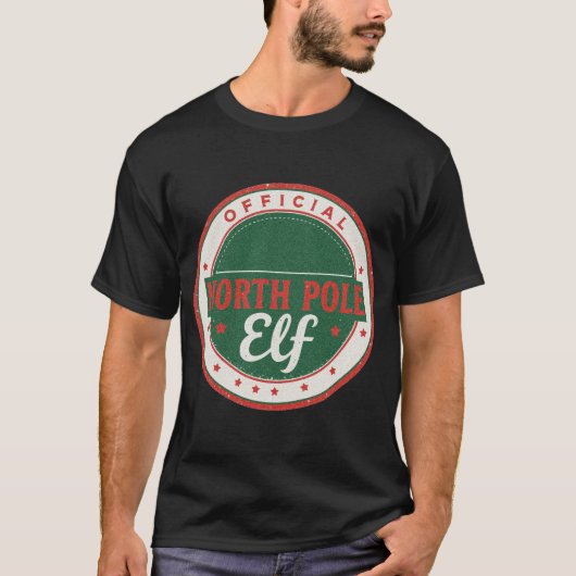 Officiële Noordpool Elf T-shirt (Voorkant)