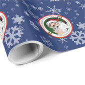 Officiële noordpoolzegel cadeaupapier (Rol Hoek)