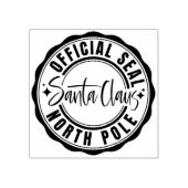 Officiële Noordpoolzegel Rubberstempel (Afrduk)