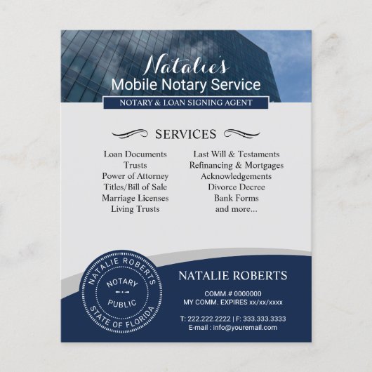 Officiële notionele zegelverbinding Ondertekenaar  Flyer (Voorkant)