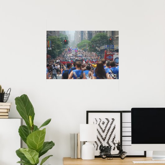 Officiële NYC Pride Poster (Thuiskantoor)