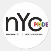 Officiële NYC Pride Sticker (Voorkant)