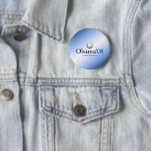 Officiële Obama-Button #3 Ronde Button 5,7 Cm (In situ)