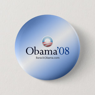 Officiële Obama-Button #3 Ronde Button 5,7 Cm