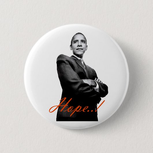 Officiële Obama-Button #6 Ronde Button 5,7 Cm (Voorkant)