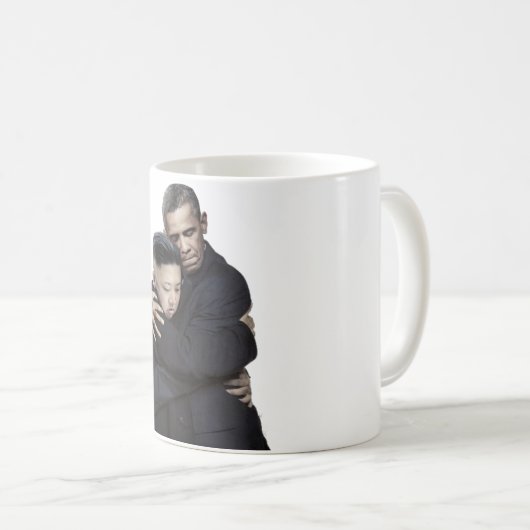 Officiële Obama Hugging Kim Jong-un Mok (Voorkant rechts)