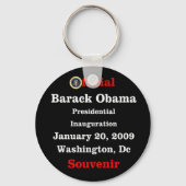 Officiële Obama Inauguration Souvenir Gifts Sleutelhanger (Voorkant)