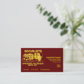 Officiële Obammunist Part Commissar Card Visitekaartje (Staand voorkant)