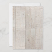 Officiële One Girls verjaardagsuitnodiging Kaart (Achterkant)