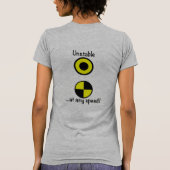 Officiële onveilig bij elke snelheid NSL 2022 T-Sh T-shirt (Achterkant)