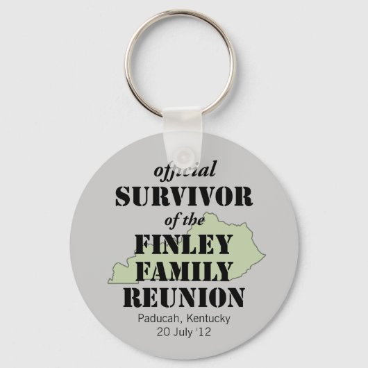 Officiële overlevende familiereünie - Kentucky Sleutelhanger (Voorkant)