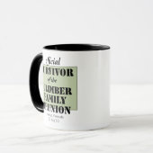 Officiële overlevende (groene) mok (Voorkant links)