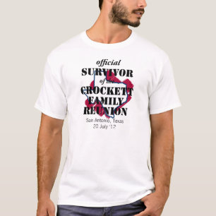 Officiële overlevende van Texas Family Reunion (ro T-shirt