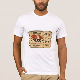 Officiële overlevingskaart Nigerian Parents Experi T-shirt