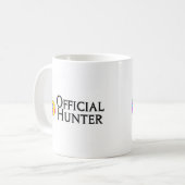 Officiële paasjager koffiemok (Voorkant links)