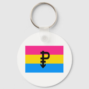 OFFICIËLE PANSEKSUELE PRIDE-VLAG SLEUTELHANGER