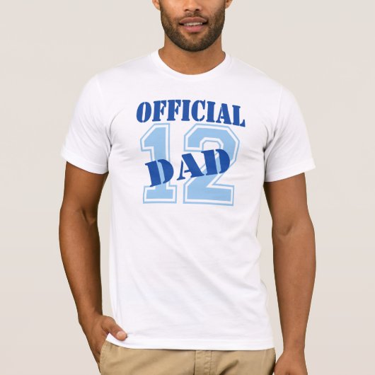 Officiële papa 2012 t-shirt (Voorkant)
