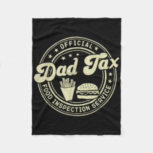 Officiële Papa Belasting Eten Inspectie Dienst Gra Fleece Deken