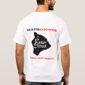 Officiële parker Mathcount T-shirt (Achterkant)