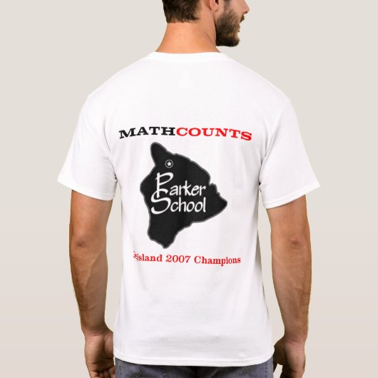 Officiële parker Mathcount T-shirt (Achterkant)