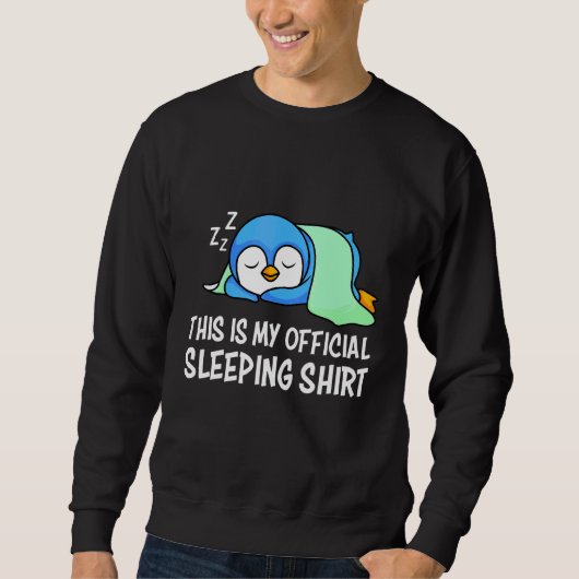 Officiële Penguin Sleep Late Sleeper Morning Group Trui (Voorkant)