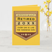 Officiële Pensioenkaart Kaart (Gele Bloem)