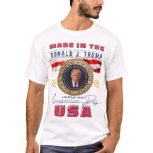 Officiële pers. Shirt inauguratiedag van Trump
