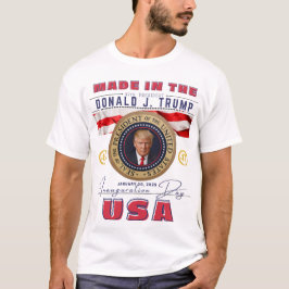 Officiële pers. Shirt inauguratiedag van Trump