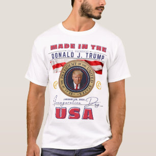 Officiële pers. Shirt inauguratiedag van Trump