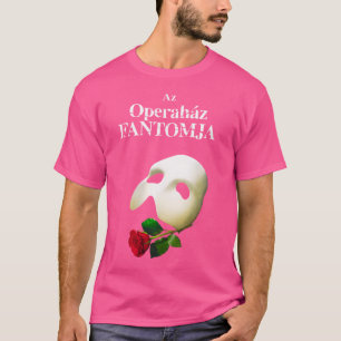 Officiële 'Phantom of the Opera' Hongaarse Logo T-shirt