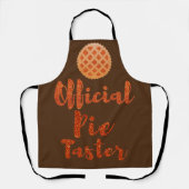 Officiële Pie Taster Thanksgiving Schort (Voorkant)