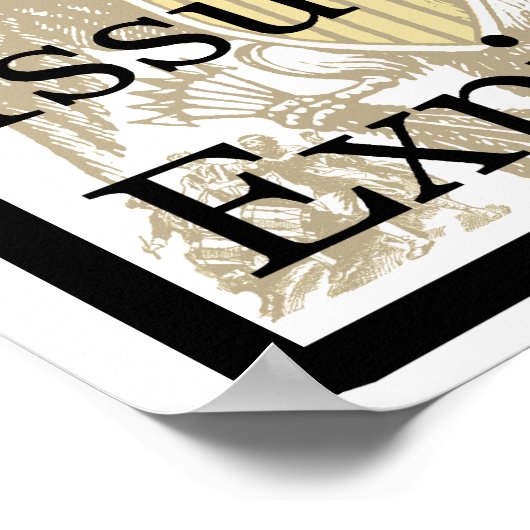 Officiële Pistool vergunning! Poster (Hoek)