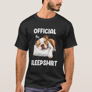 Officiële Pitbull Sleepshirt Schattige Pittie Hond T-shirt