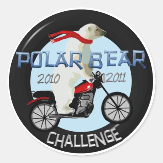 Officiële Polar Beer Challenge Stickers (Voorkant)