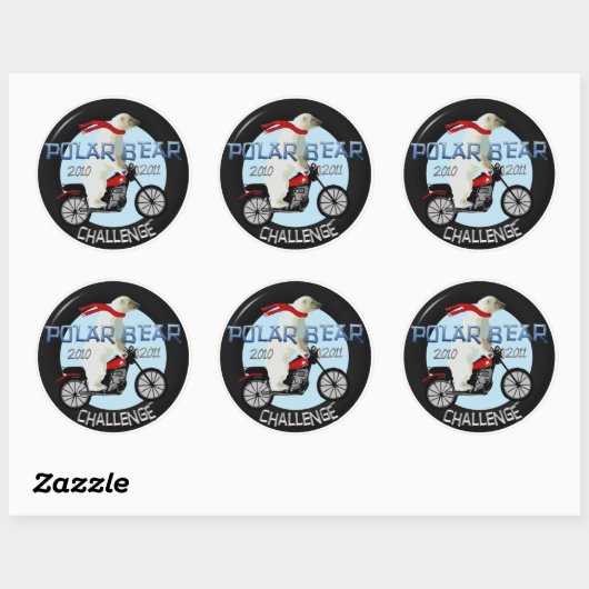 Officiële Polar Beer Challenge Stickers (Vel)