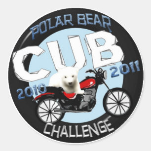 Officiële Polar Beer Cub Challenge Sticker