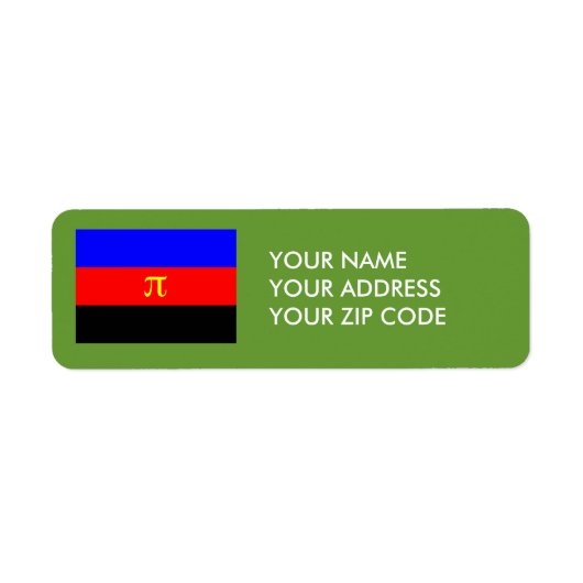 OFFICIELE POLYAMORIE PRIDE VLAG -.png Etiket (Voorkant)