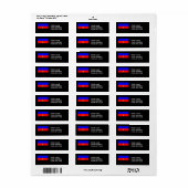 OFFICIELE POLYAMORIE PRIDE VLAG -.png Etiket (Full Sheet)