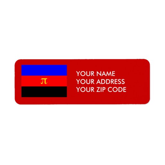 OFFICIELE POLYAMORIE PRIDE VLAG -.png Etiket (Voorkant)